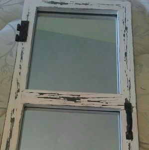 Distressed Wood Mirror